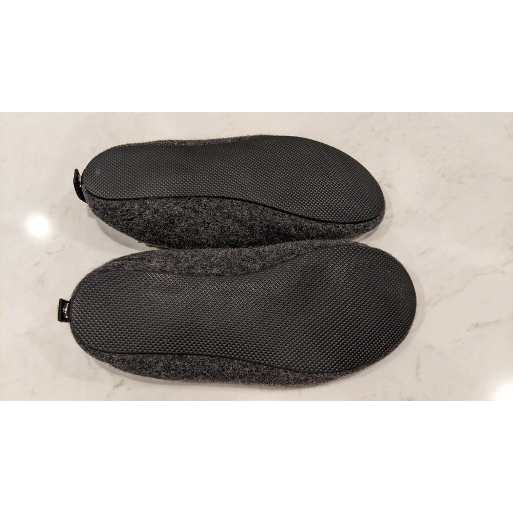 Mahabis Classic Gray Felt Shearling Detachable Slipper Women Size 39/ US 8 - Picture 11 of 12